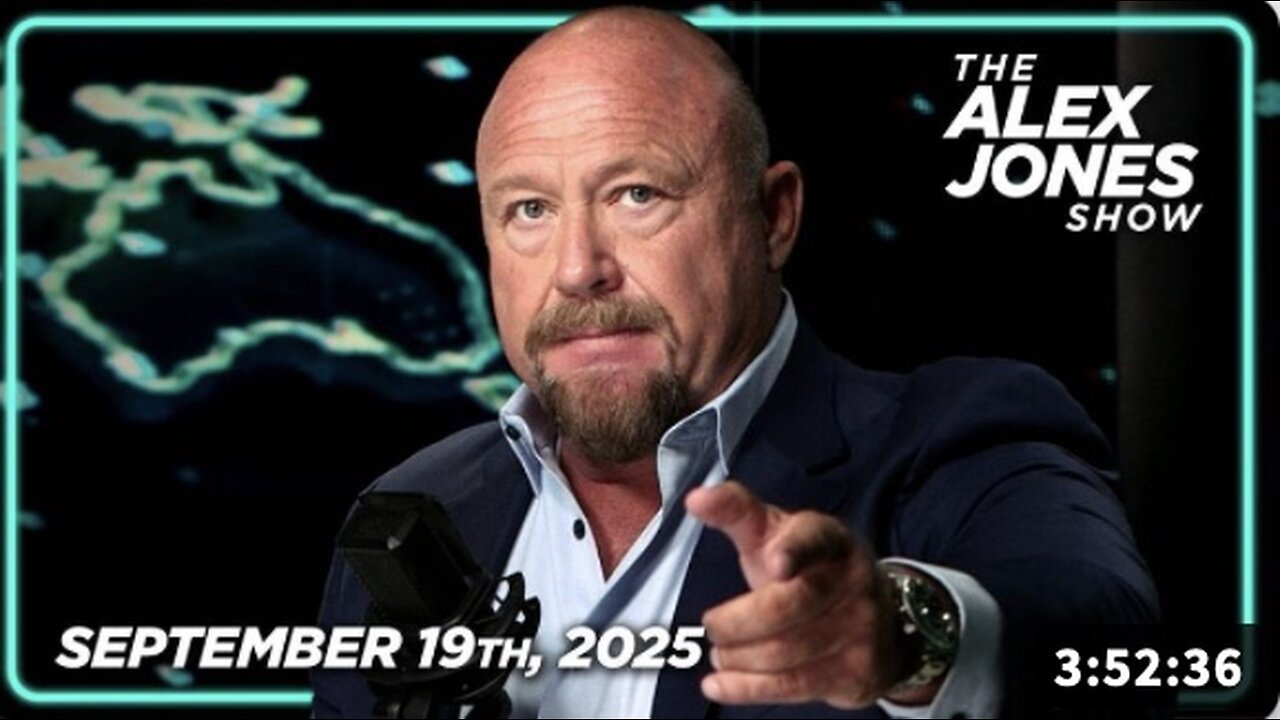 9 19 25 ALEX JONES SHOW Trump Calls For Ilhan Omar To Be Deported