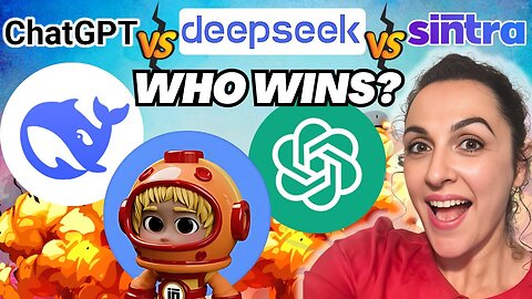 Deepseek vs. ChatGPT vs. Sintra – The Ultimate AI Showdown!