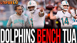 Mike McDaniel & Dolphins BENCH Tua Tagovailoa For Quinn Ewers! | UNPAVED