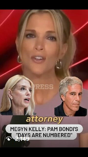 Megyn Kelly calls for the ousting of AG Pam Bondi, due to the Epstein debacle