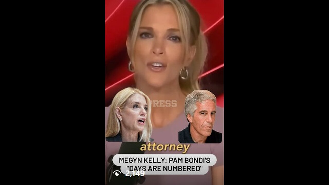 Megyn Kelly calls for the ousting of AG Pam Bondi, due to the Epstein debacle
