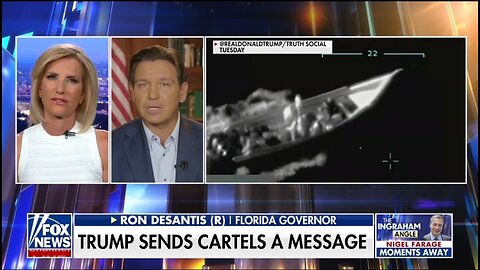 Gov DeSantis: 100% Trump Legally Took Out Narcoterrorists