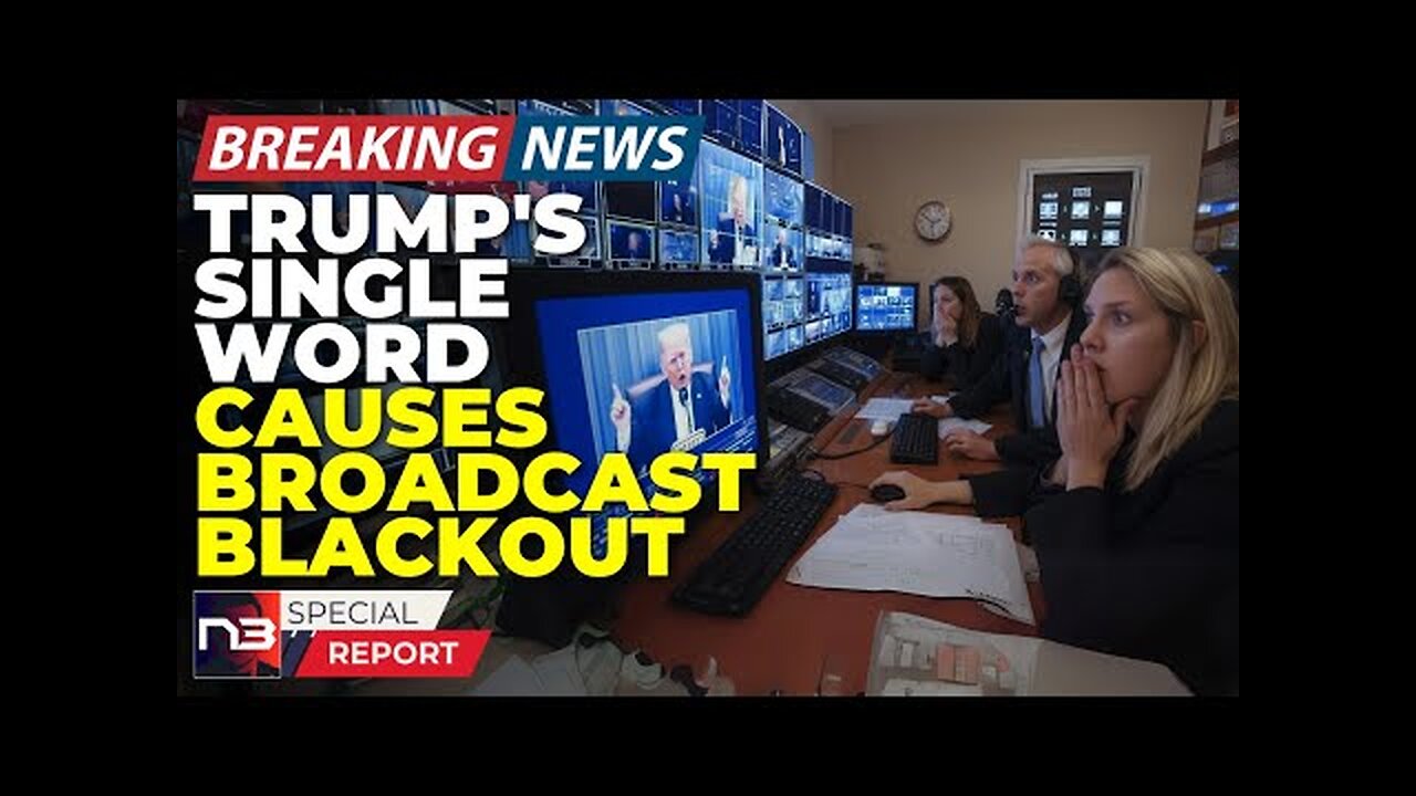 Breaking: They Cut The Feed When Trump Said This One Word In The Oval Office!