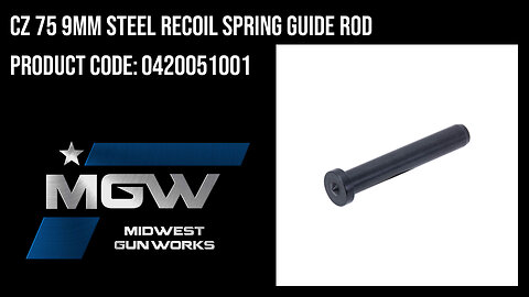 CZ 75 9mm Steel Recoil Spring Guide Rod - 0420051001