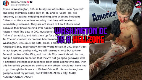 DOGE employee BEATEN by "youths" media LIES about the attack, Trump to federalize DC