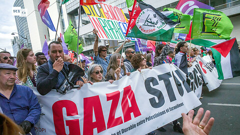 LIVE aus Paris: Demonstration in Solidarität mit Gaza