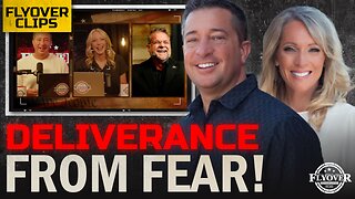 Victor Marx Stops Interview to Cast Out Fear in Powerful On-Screen Prayer! | Flyover Clip