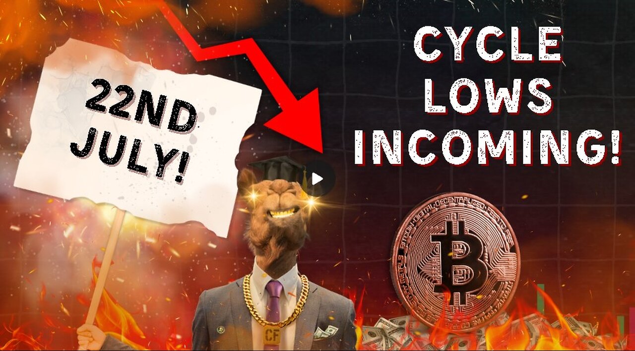 Cycle Lows Coming 22nd July! Be Ready!