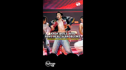 kpop idols who have health problems