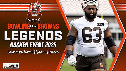 Bowling with Browns Legends LIVE: Part 5 - Team Insights with DT Ralph Holley