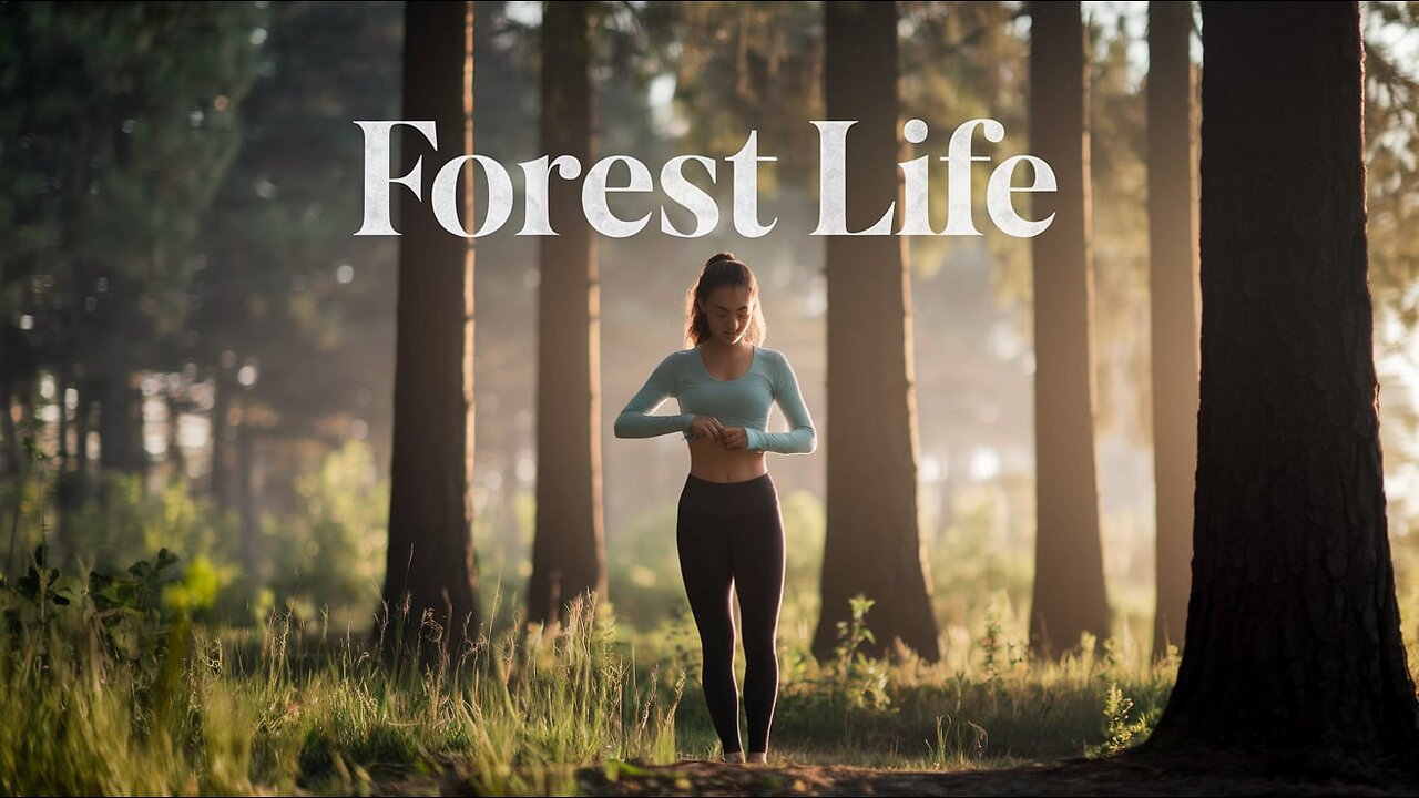 Forest Life, Beauties Change Yoga Pants for Long Sleeves to Brave the Cold