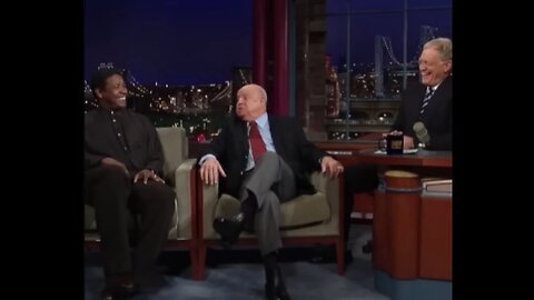 Don Rickles cracks up Denzel Washington & David Letterman