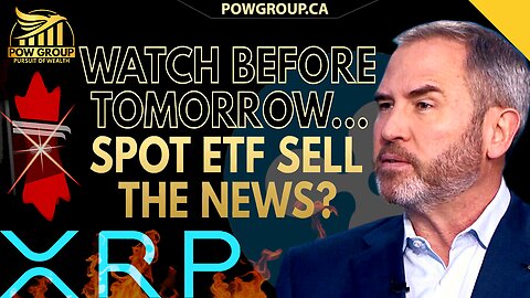 XRP: Canary Spot ETF Launches Tomorrow... SELL the NEWS Event?