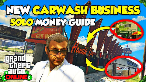 GTA 5 - All Four Money Laundering Missions For Our New Car Wash - The Fast Way To Get Rich Online