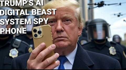 WARNING! TRUMP'S MOBILE PHONE IS REALLY PALANTIR'S PRE-CRIME A.I SPYWARE USED TO TARGET INDIVIDUALS!