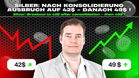 Silber: Nach Konsolidierung Ausbruch auf 42$ - danach 49$ !