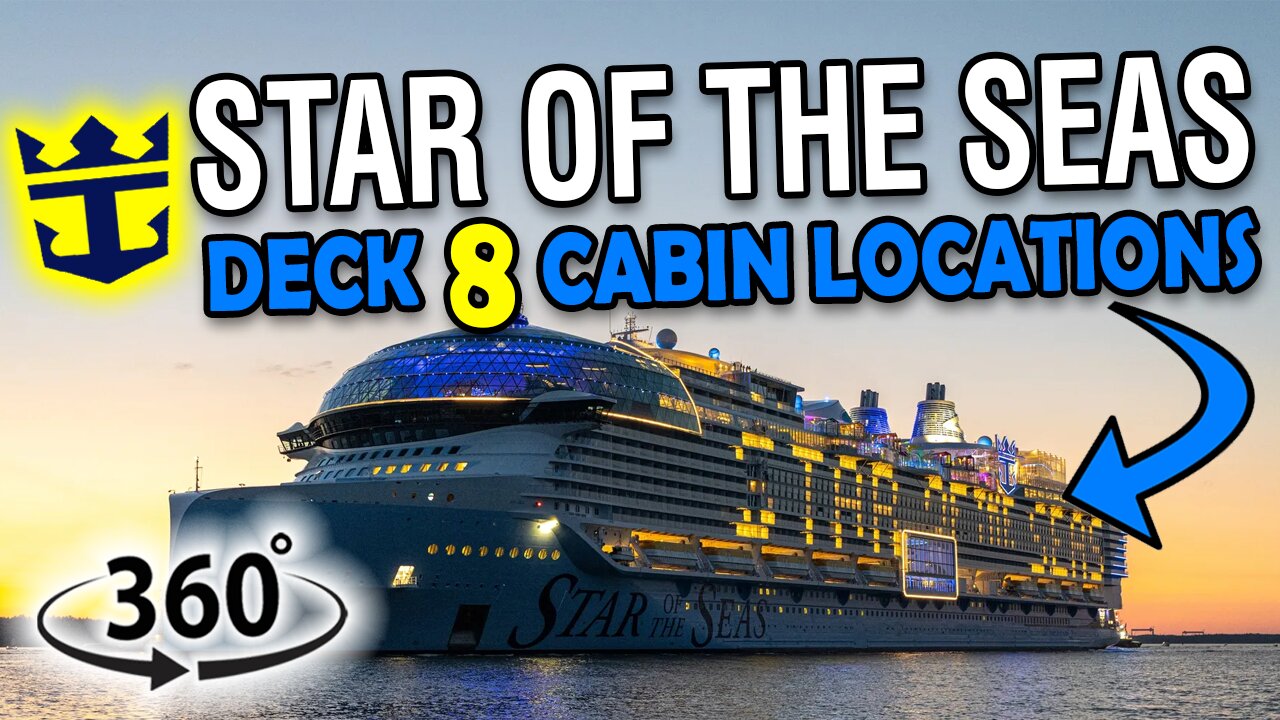 Explore Deck 8 Cabins in 360° | Star of the Seas Tour