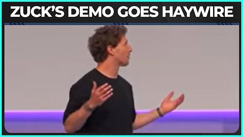 Zuckerberg Demo Goes HILARIOUS Awry