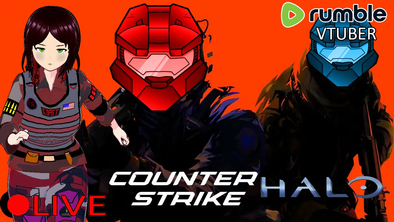 (VTUBER) - Counter Strike 2 HALO mod with Rumble Creators - RUMBLE