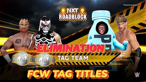 WWE 2k25 EliminationTag Lucha Bros(c) vs KSI & Logan Paul FCWTagTitles