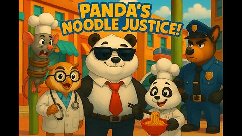 Funny Animation: Panda vs Rat’s Noodle Shop
