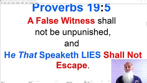 HE THAT SPEAKETH LIES SHALL NOT ESCAPE