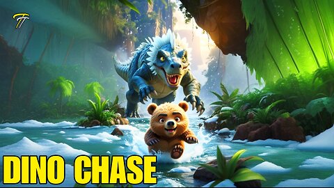 Baby Bear’s Big Mistake 🐻❄️ | Curiosity vs Dinosaur Chase! #Curiosity #DinosaurChase #AnimatedShorts