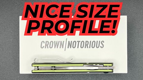 This Notorious EDC Crown Kingpin Is A Snappy Front Flipper!