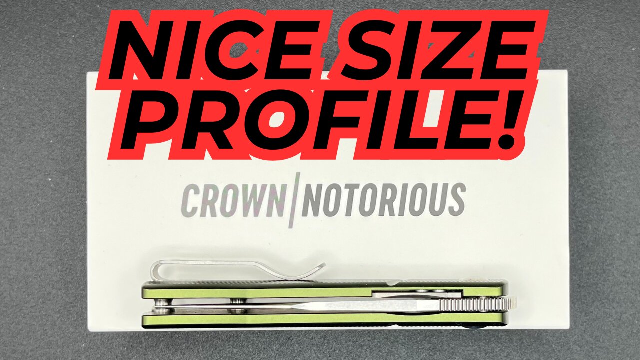 This Notorious EDC Crown Kingpin Is A Snappy Front Flipper!