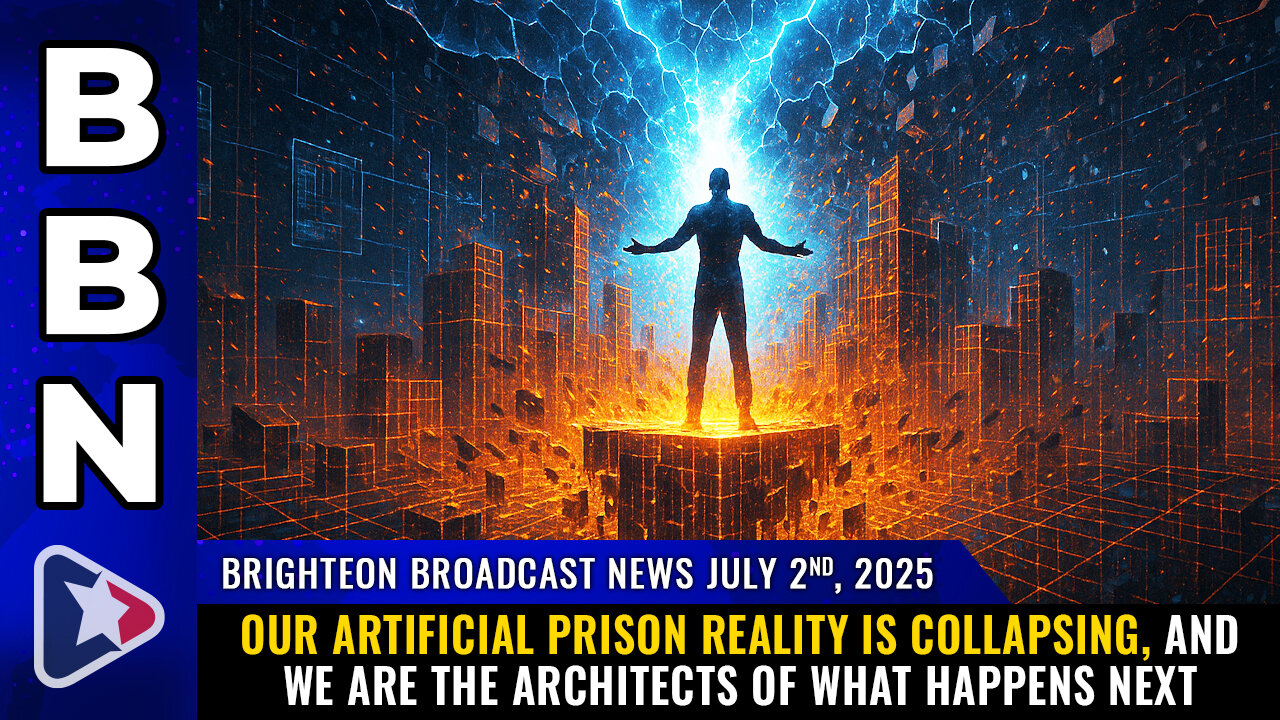 Our artificial prison reality is collapsing, and WE ARE THE ARCHITECTS... (BBN, July 2, 2025)