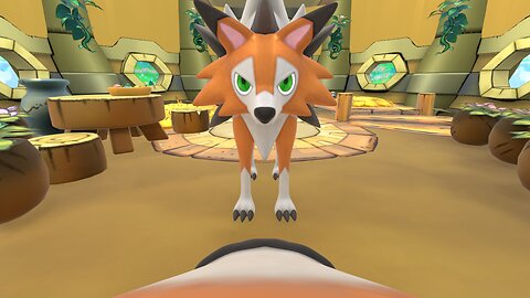 You're Dusk Lycanroc ! First Person Mirror POV Post Transformation Pokemon Mystery Dungeon Animation