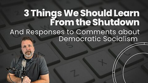 3 Things people aren't talking about and I respond to Comments Directly