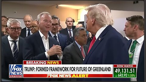 BREAKING: Trump announces framework of a future deal on Greenland has been reached