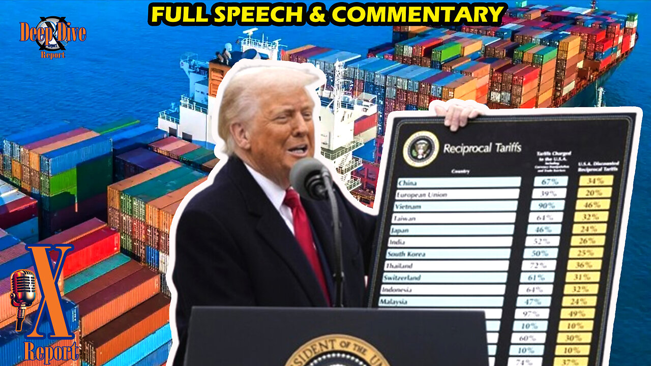 Trump: "Liberation Day" Full Speech & Commentary | Tariffs on US Partners