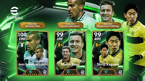 Veron, Reus & Kagawa Overview, Build & Additional Skills | eFootball | Update