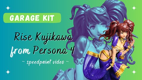 Painting the E2046 garage kit of Rise Kujikawa (from Persona 4)