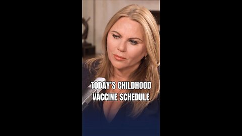 Today's childhood vaccine schedule