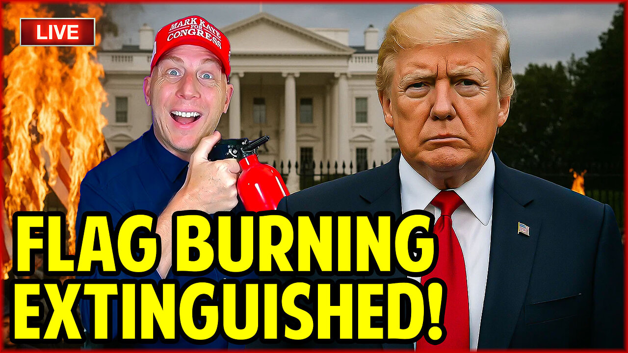 🔴 Trump Sends Dems Into RAGE Over Flag Burning Executive Order