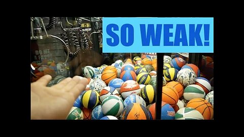 THIS IS THE WEAKEST CLAW MACHINE IN THE WORLD!