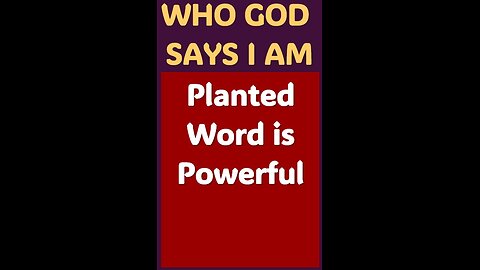 PLANTED WORD IS POWERFUL #wordofgod #Jesus #peace #God #grace #kindness #love #forgiveness #power