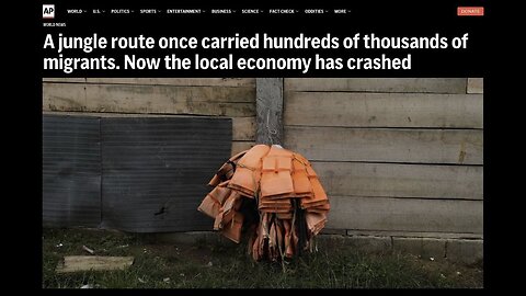 AP Reports Trump's Secure Border Has Wrecked A Bustling Economy Biden Created (Guess Where)