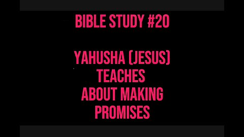 Good Morning ☀️ Bible Study #20 Yahusha Teaches About Making Promises 📖 #asl #signlanguage #deaf