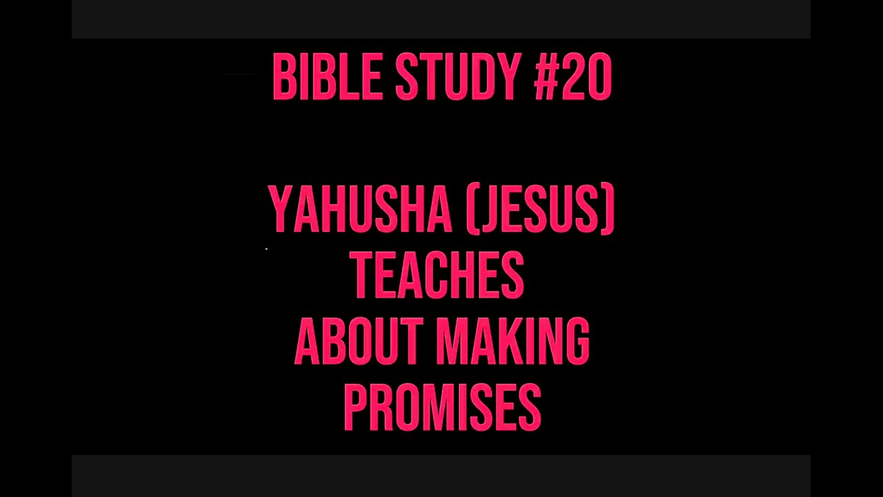 Good Morning ☀️ Bible Study #20 Yahusha Teaches About Making Promises 📖 #asl #signlanguage #deaf