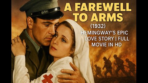 A Farewell to Arms (1932) – Hemingway’s Tragic Love Story | Full Movie in HD