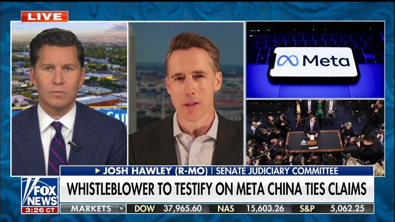 Sen Josh Hawley: Meta's Mark Zuckerberg Lied!