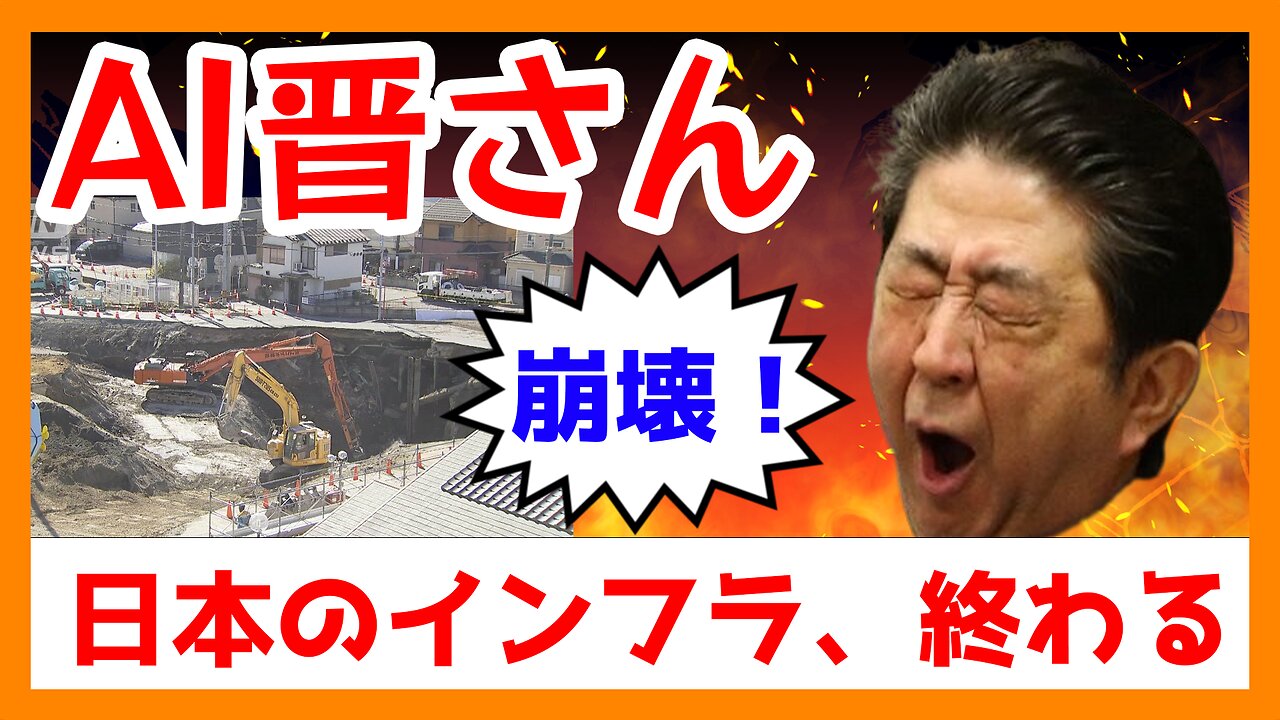 AI晋さんと学ぶ「日本のインフラ崩壊」