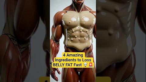 4 Amazing Ingredients To Lose BELLY FAT Fast 🤯🔥 | Boost Metabolism Naturally! #Shorts #WeightLoss