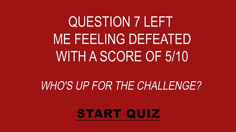 Are you up for the challenge?