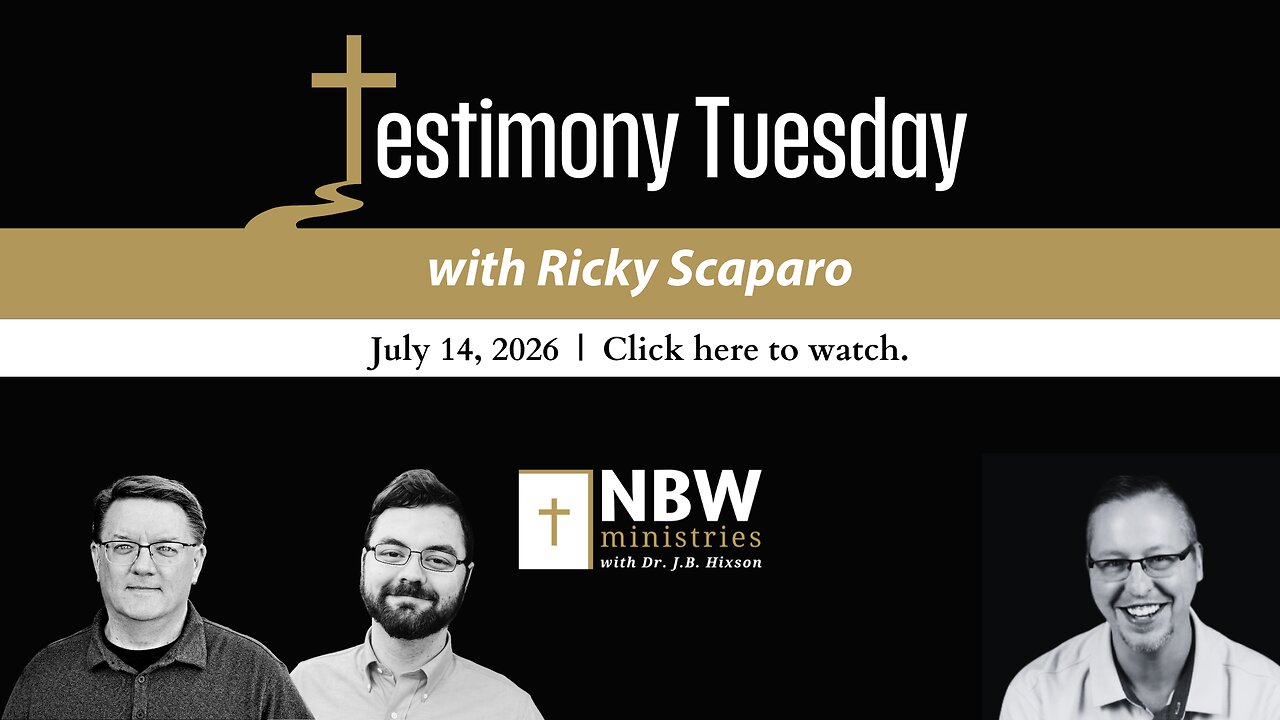 1563. Testimony Tuesday with Ricky Scaparo