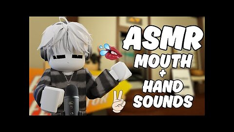 Roblox ASMR to put you to SLEEP! mouth sounds and hand sounds 👄💦